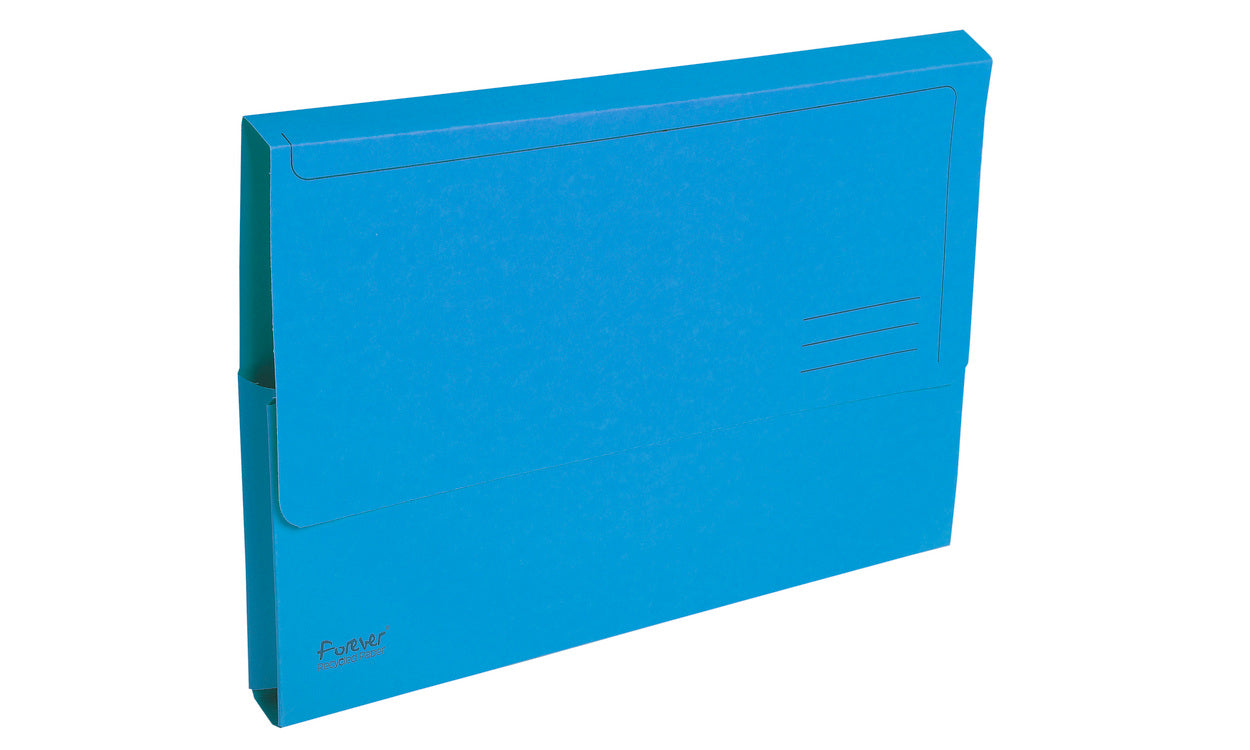 Exacompta Sammelmappe für A4, Karton, Blau