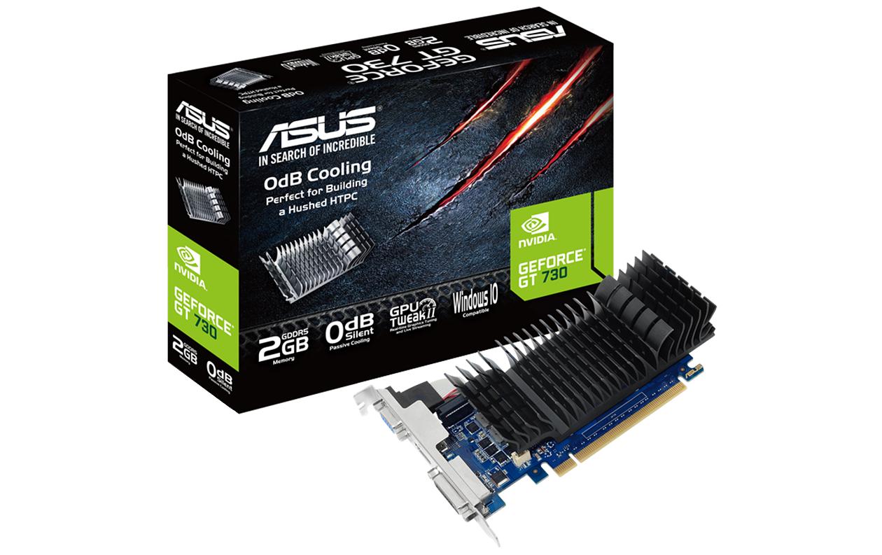 ASUS GT730-SL-2GD5-BRK – PCIe Grafikkarte – 1×HDMI, 1×DVI-D, PCIe 2.0