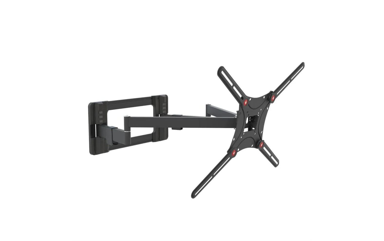 Barkan Mounting Systems Barkan WH 464L-SW – Wandhalterung, schwenkbar, neigbar, für 13–90", VESA 75×75–600×400, bis 60 kg, schwarz