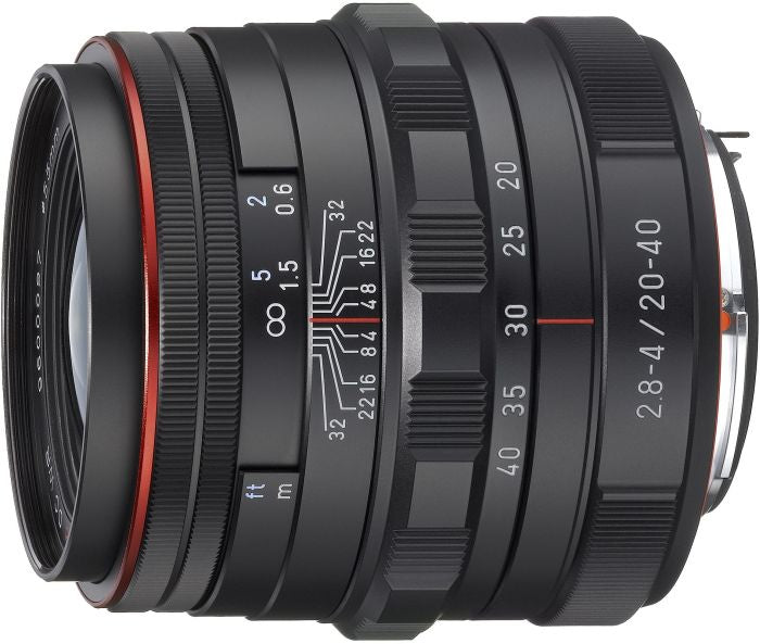 Pentax HD DA 20–40mm f/2.8–4.0 Objektiv – Pentax K-Bajonett – APS-C, Filter 55 mm
