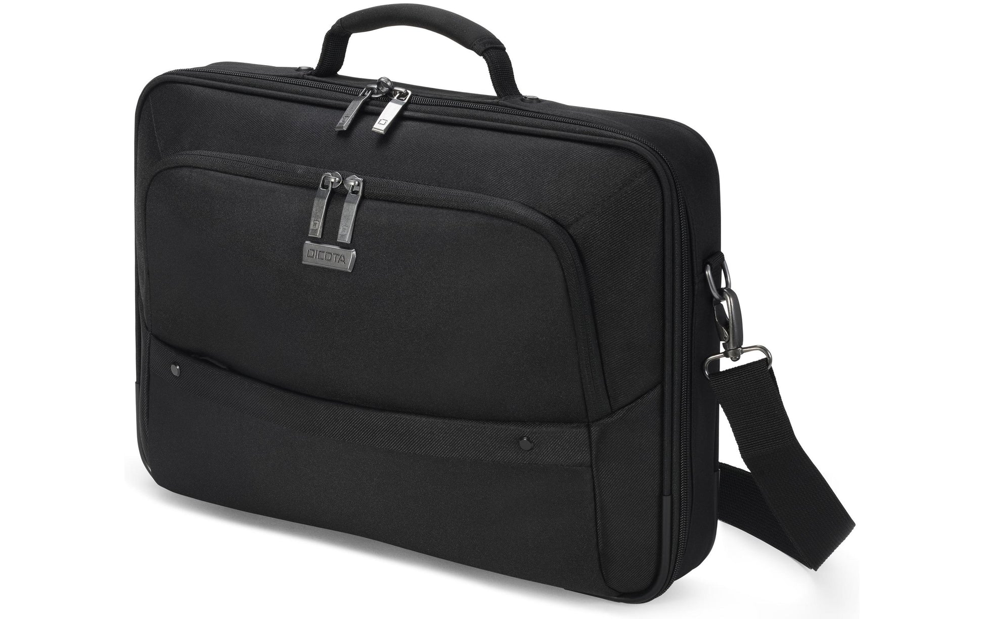 DICOTA Notebook-Tasche bis 15,6" – Trolley-Band, Schultergurt – Schwarz