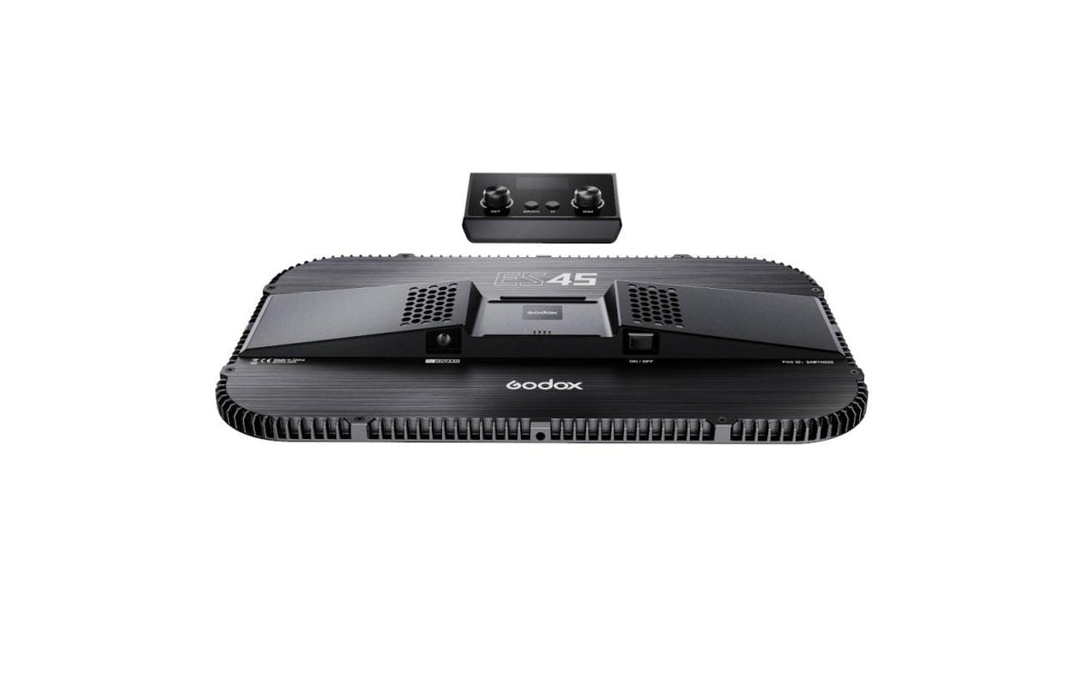 Godox E-Sport LED-Lichtset ES45 – 460 × 230 mm, 4100 lm, 2800–6500 K, Akku – Schwarz