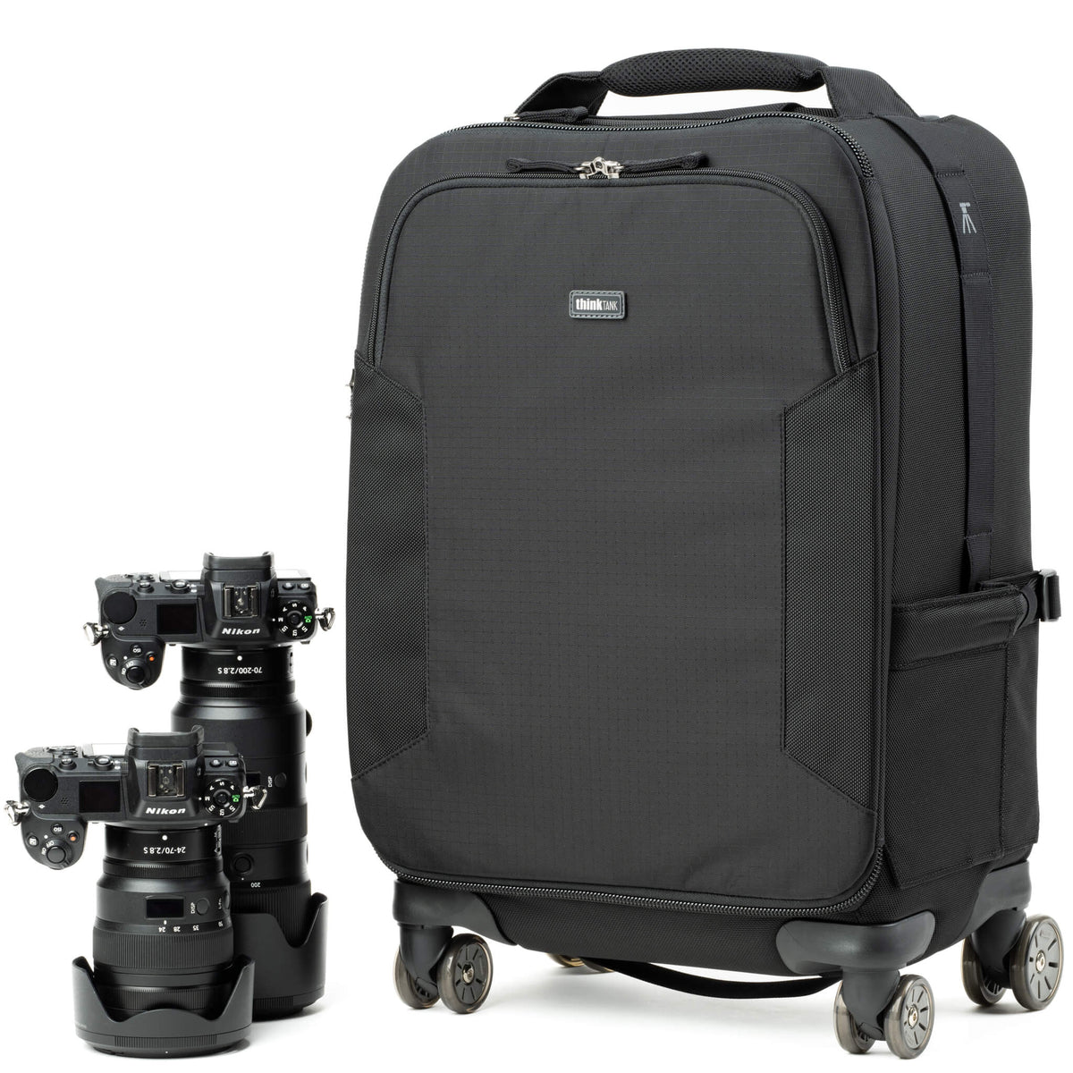 Think Tank Airport Roller Derby V2.0 Trolley – Nylon/PU – 356 × 229 × 559 mm – für Handgepäck – Schwarz