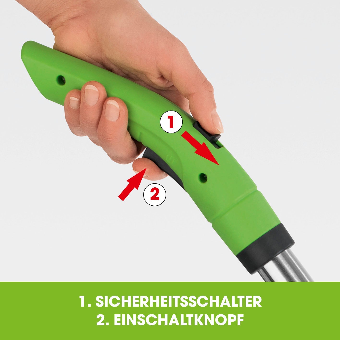 EASYmaxx 11025 Akku-Rasentrimmer – 12 V – Schnittbreite 24 cm – 28 W – inkl. Ladegerät
