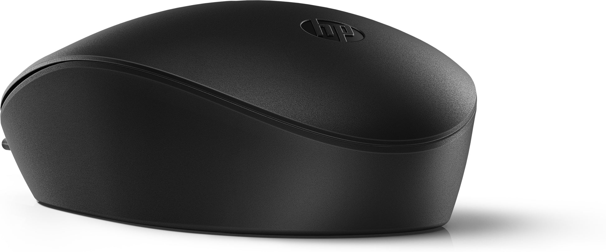 HP 125 – Maus – Kabelgebunden (USB‑A), beidhändig, Schwarz