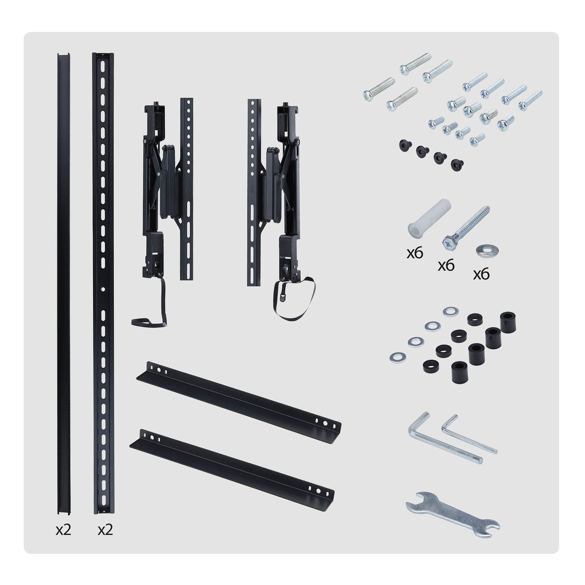 StarTech.com Wandhalterung – Vollbeweglich – 37–65" – VESA 200×200–600×400 – bis 80 kg – Schwarz