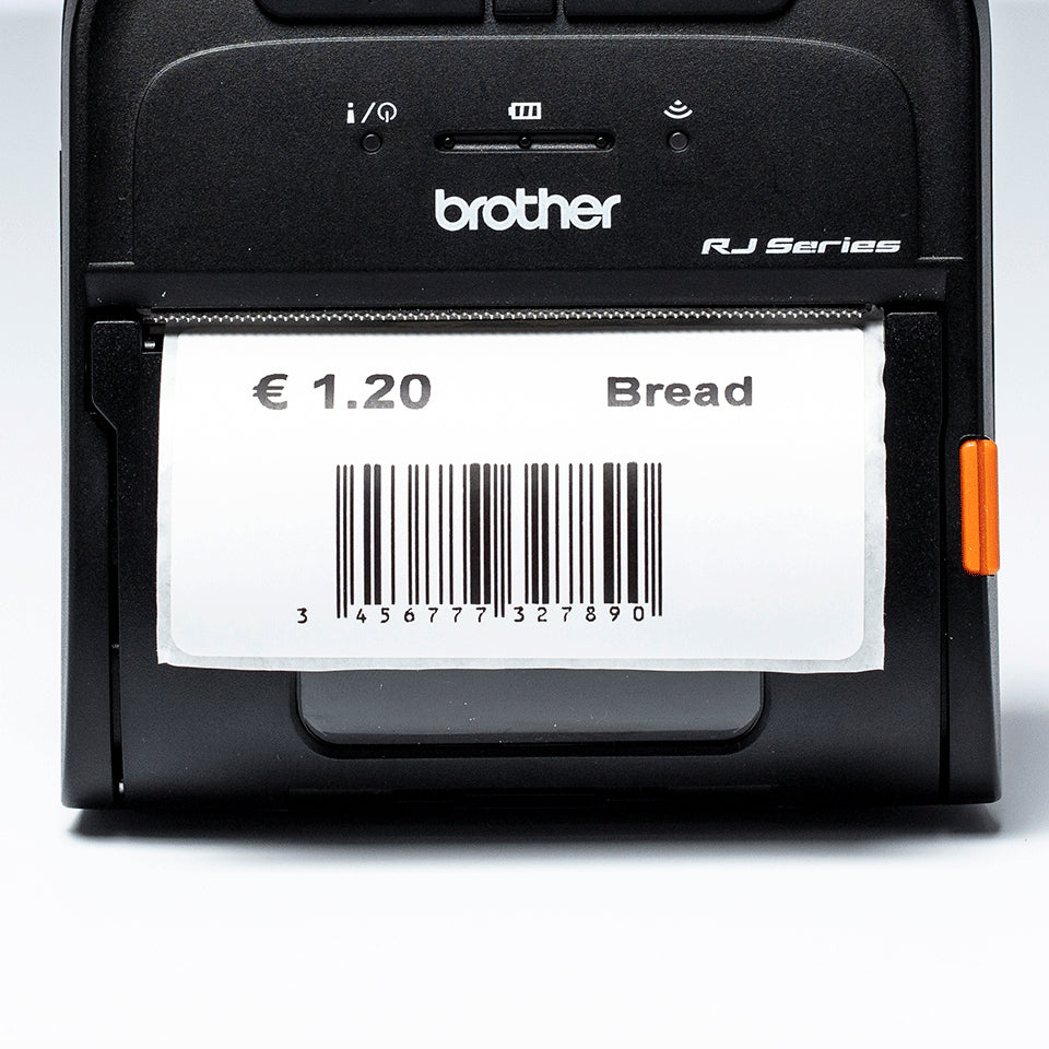 Brother Druckeretiketten, 76 mm × 44 mm, weiss, für TJ-4020TN und andere, 1 Rolle (70 Etiketten)