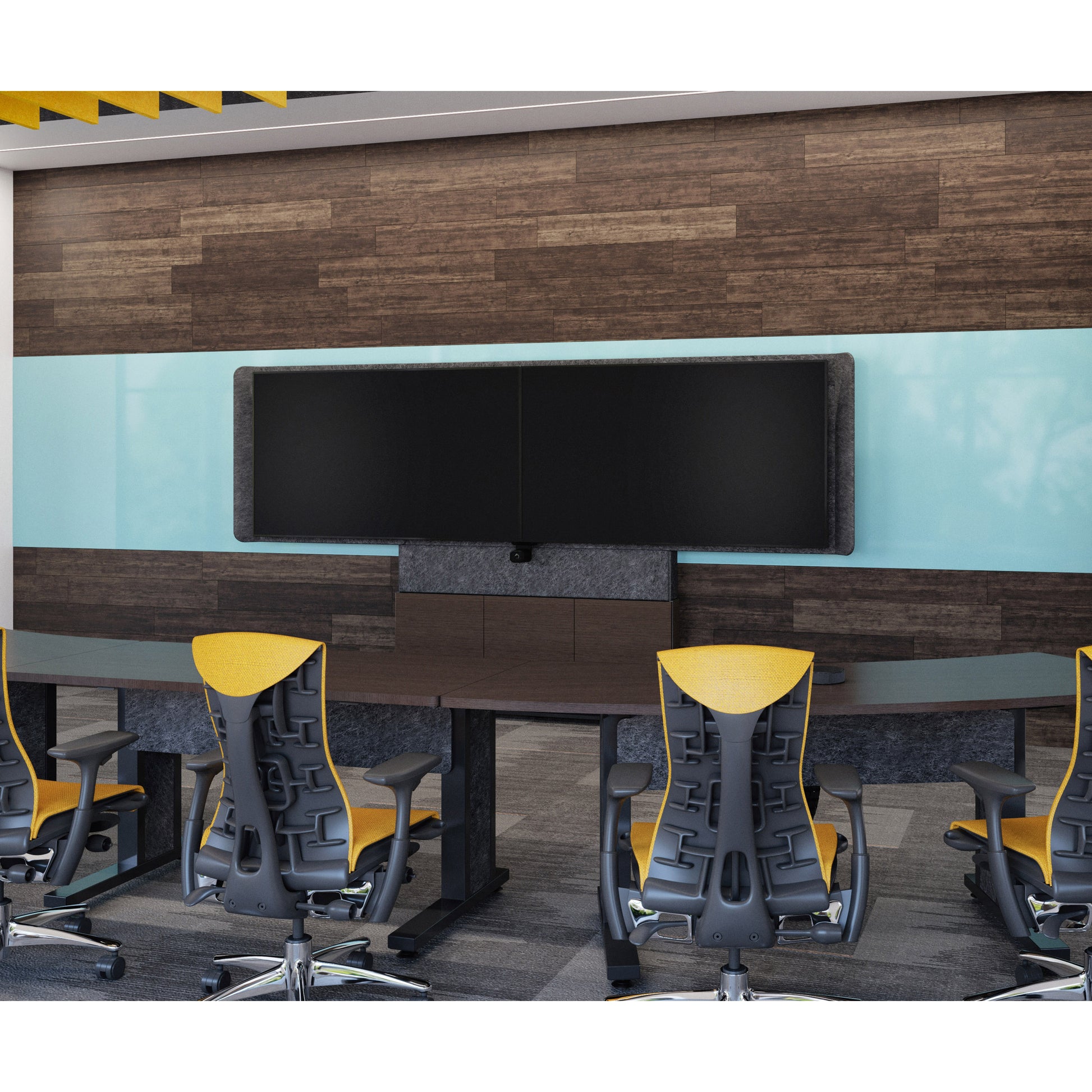 Middle Atlantic Digital-Signage-Stand – Boden-zu-Wand, 136 kg Tragkraft – Schwarz/Grau – FM-DS-6675FW-HA3B