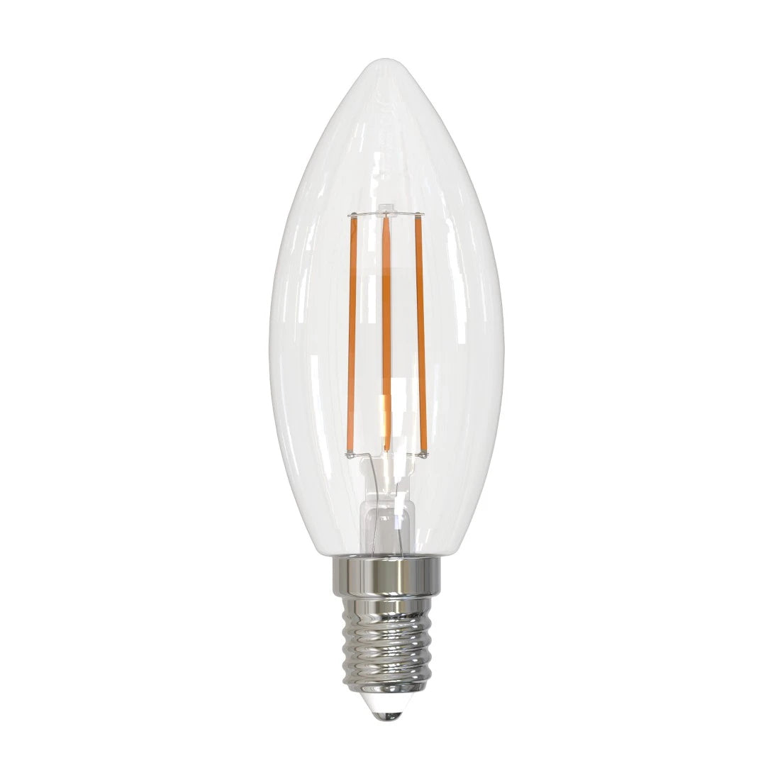 Hama LED-Leuchtmittel E14 Kerze C35 – Warmweiss 2700 K, 250 lm, 1,5 W – 1 Stk. – Klar, Glas