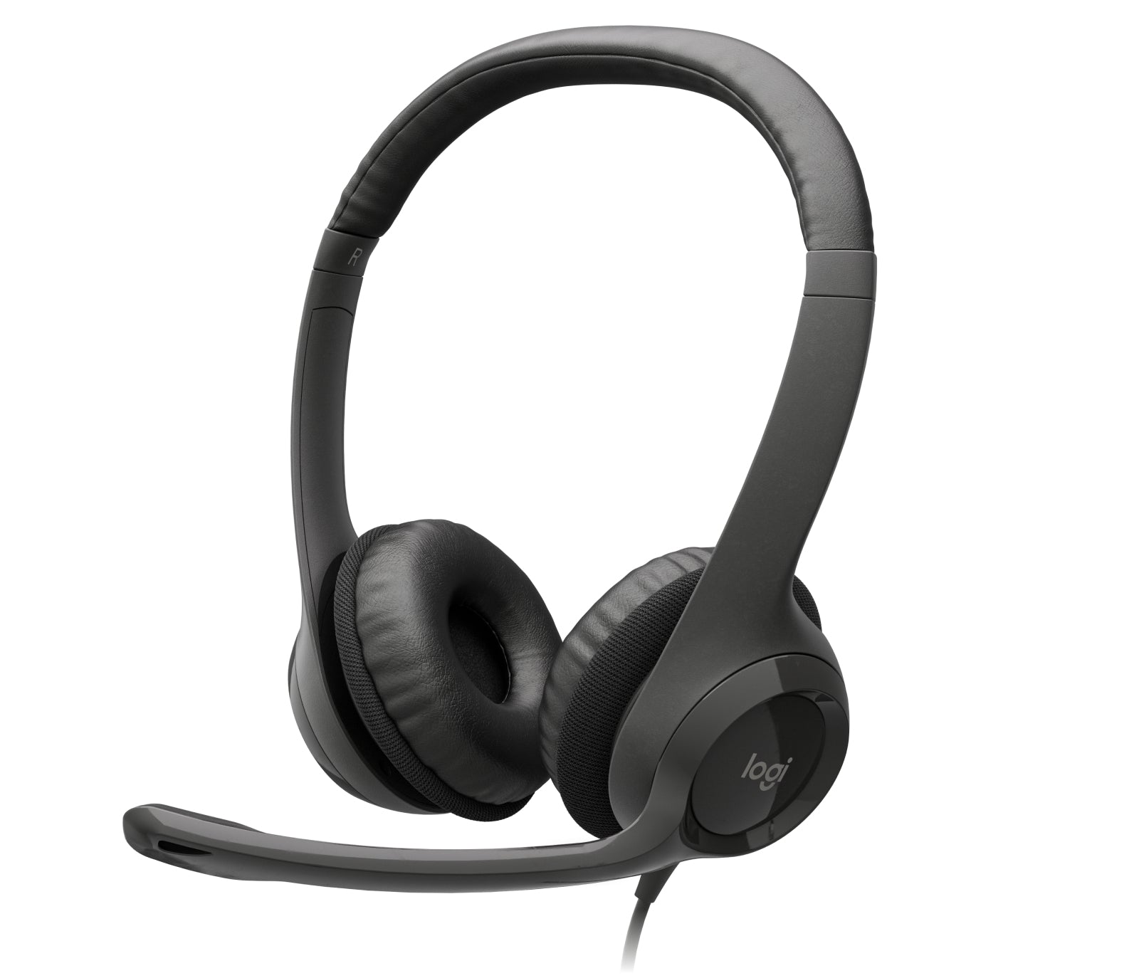Logitech H390 – Duo Headset – USB‑A – Plug and Play – Schwarz