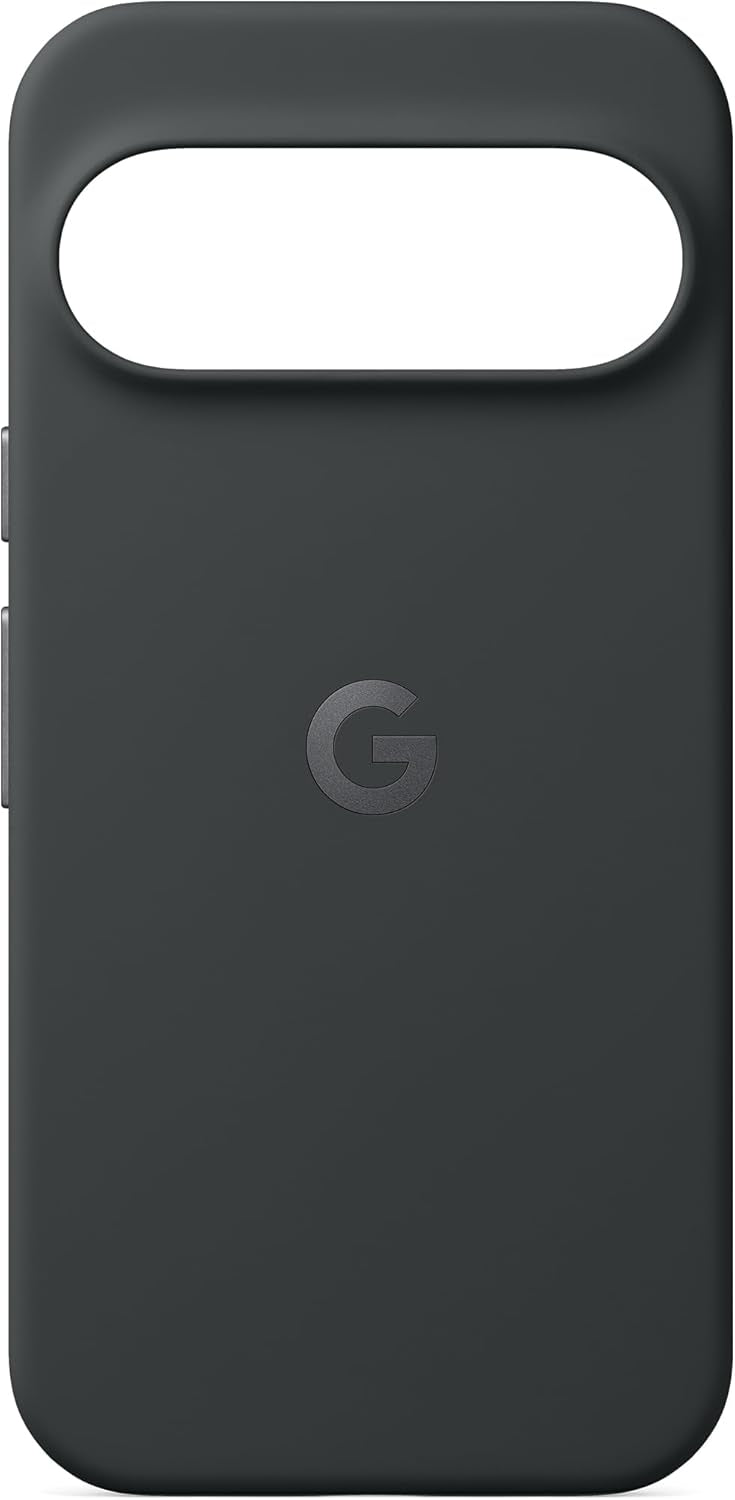 Google Pixelsnap Backcover – für Google Pixel 10/10 Pro, PC+Mikrofaser+Silikon, Obsidian, kabelloses Laden
