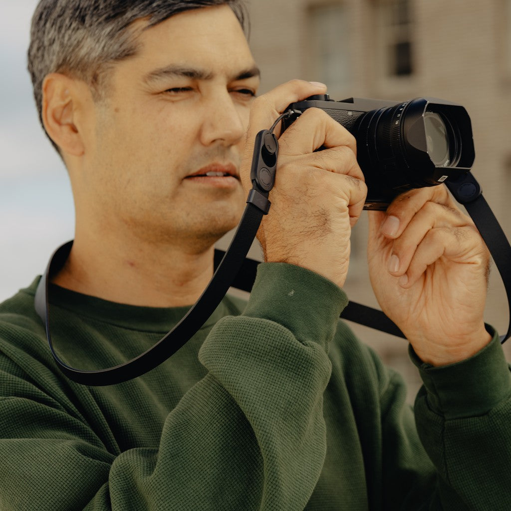 Peak Design Kameragurt – Leder, 134 cm, 16,5 mm – für Digitalkamera – Schwarz