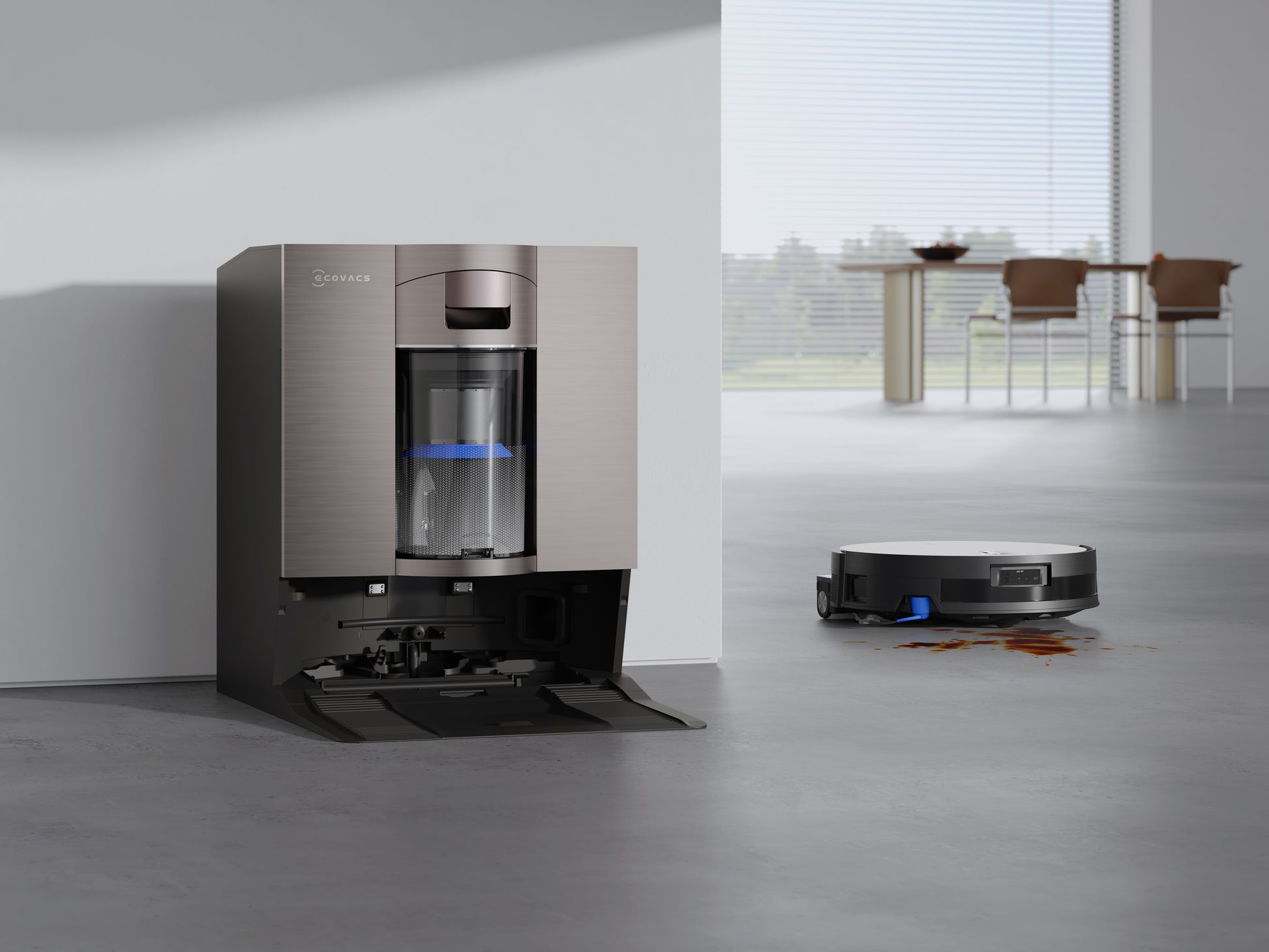 Ecovacs Saugroboter Deebot X11 OmniCyclone mit Absaugstation und Wischfunktion – 19500 Pa, 206 min