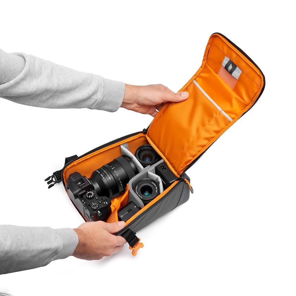 Lowepro GearUp Creator Box L II (GRL) Kameratasche – Grau – für Sony 7, OM-D E-M10, Canon EOS M5 und andere