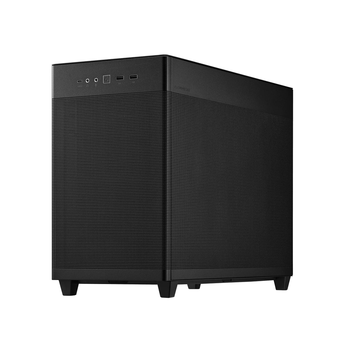 ASUS AP201 PRIME – PC-Gehäuse (Mini-Tower) – micro-ATX/Mini-ITX, 3×3,5", 1×2,5", USB-C, Schwarz