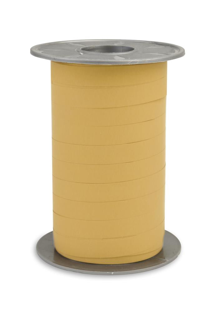 Pattberg Geschenkband Polypropylen matt Senfgelb – 10 mm × 200 m