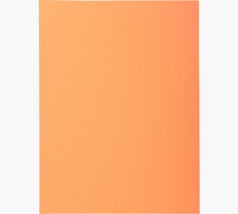 Exacompta Einlagemappe Super 250 A4 – Karton, Orange, 2 Klappen (55/75 mm)