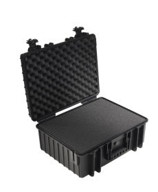 B&W Cases Type 6000 – Hartschalenkoffer, PC, Schwarz, 42 × 51 × 21,5 cm