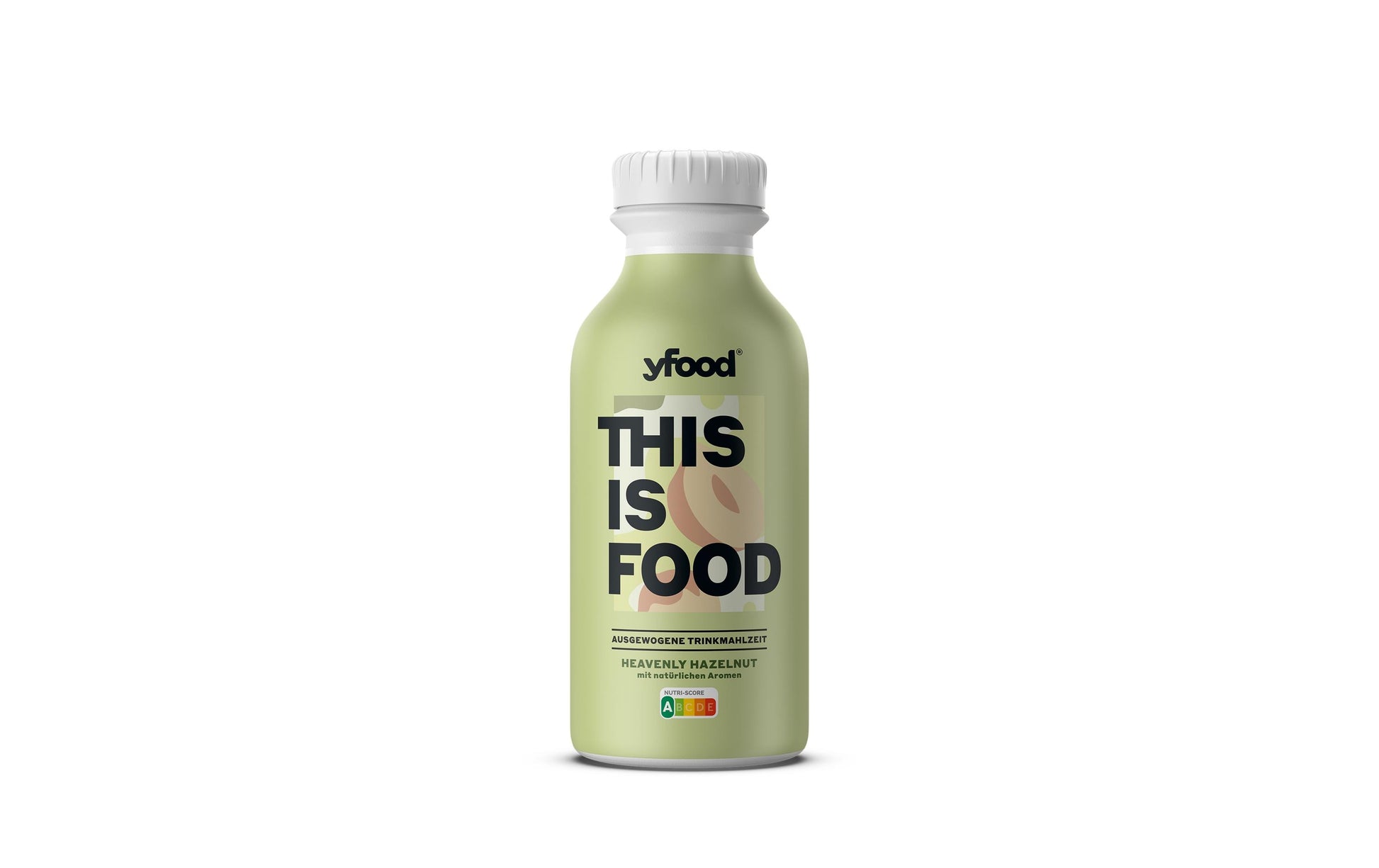YFood Trinkmahlzeit Haselnuss glutenfrei, laktosefrei Flasche – 500 ml