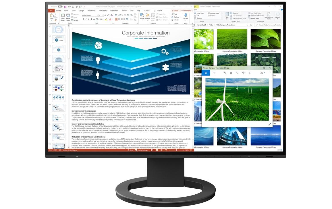EIZO EV2485 – Monitor, 24,1" 1920 × 1200, Schwarz