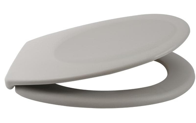 Spirella Neela – Toilettensitz – ABS, Duroplast, matt, Taupe, mit Deckel, Soft-Close, 37,3 × 45,5 cm