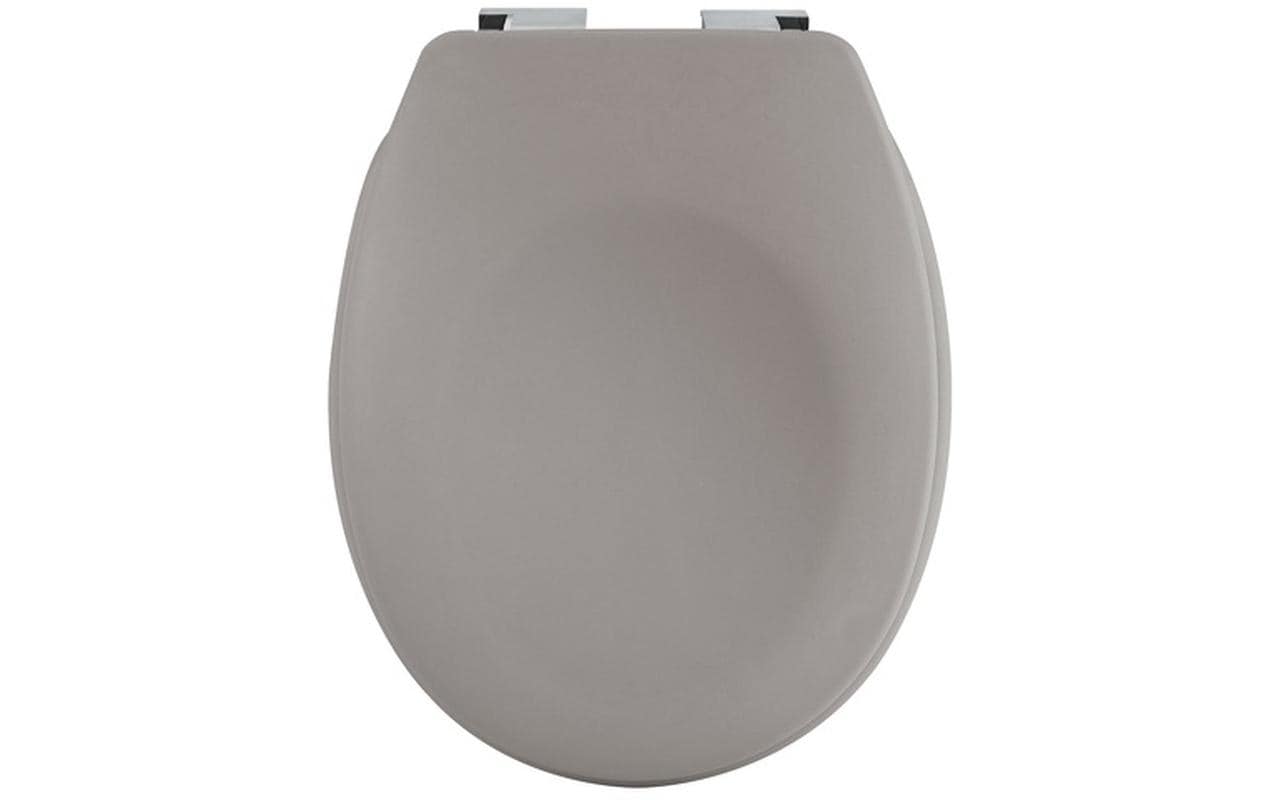 Spirella Neela – Toilettensitz – ABS, Duroplast, matt, Taupe, mit Deckel, Soft-Close, 37,3 × 45,5 cm