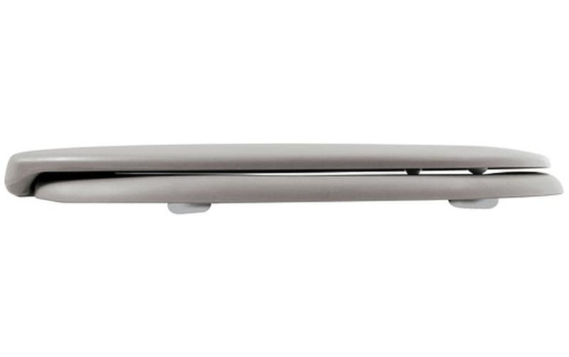 Spirella Neela – Toilettensitz – ABS, Duroplast, matt, Taupe, mit Deckel, Soft-Close, 37,3 × 45,5 cm