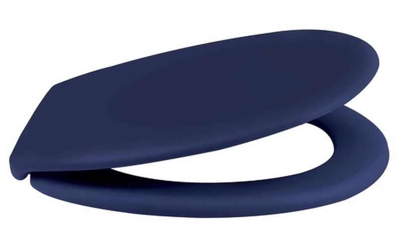 Spirella WC-Sitz Neela – Duroplast, Blau, Absenkautomatik, 37,3 × 45,5 cm