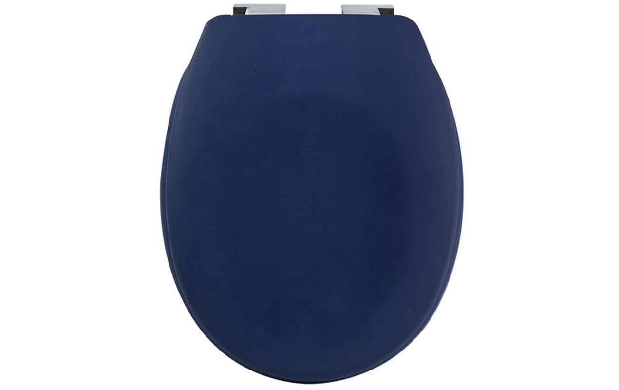 Spirella WC-Sitz Neela – Duroplast, Blau, Absenkautomatik, 37,3 × 45,5 cm