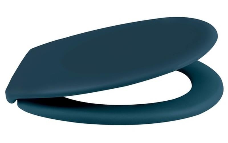 Spirella WC-Sitz Neela – Duroplast, Absenkautomatik, Petrol, 37,3 × 45,5 cm