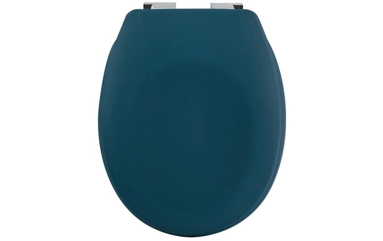 Spirella WC-Sitz Neela – Duroplast, Absenkautomatik, Petrol, 37,3 × 45,5 cm