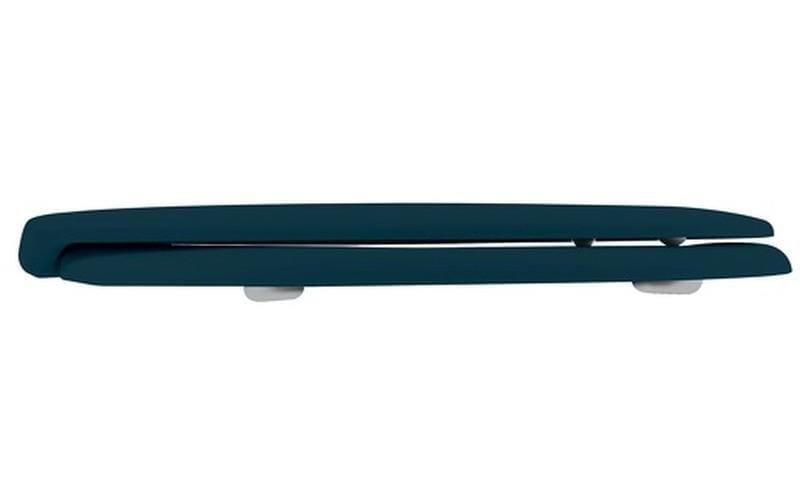 Spirella WC-Sitz Neela – Duroplast, Absenkautomatik, Petrol, 37,3 × 45,5 cm