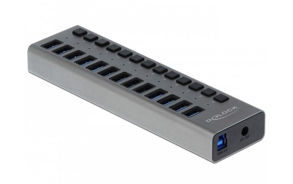DeLOCK USB-Hub – USB 3.0, 13× USB-A
