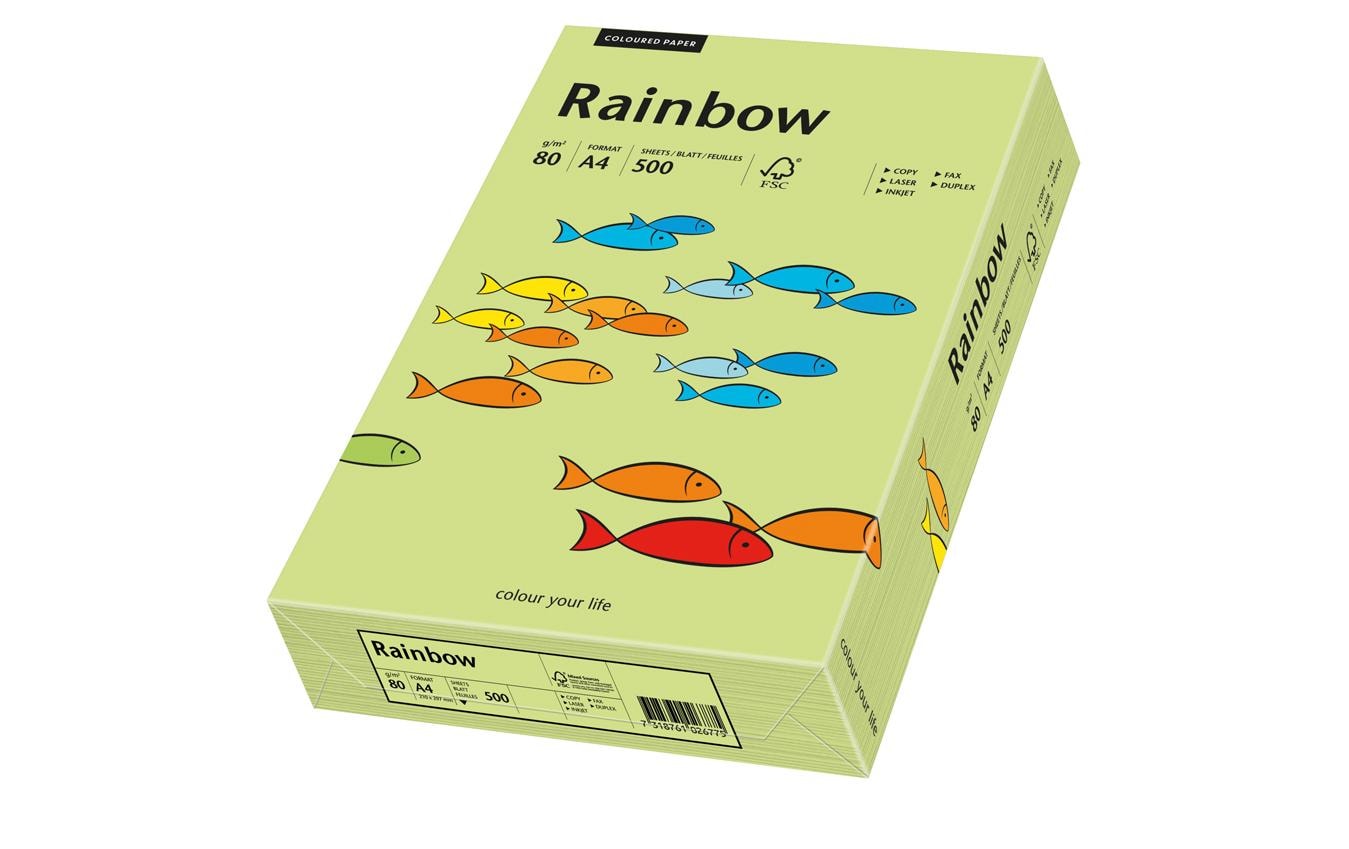 Scaldia Kopierpapier – A4, 80 g/m², Leuchtendgrün – für Inkjet, Laser, Kopierer – FSC – 500 Blatt
