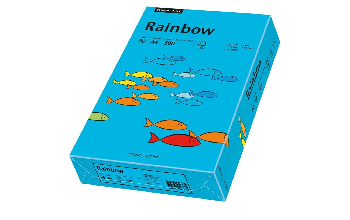Scaldia Kopierpapier – A4, 80 g/m², Blau – für Inkjet/Laser/Kopierer – FSC – 500 Blatt