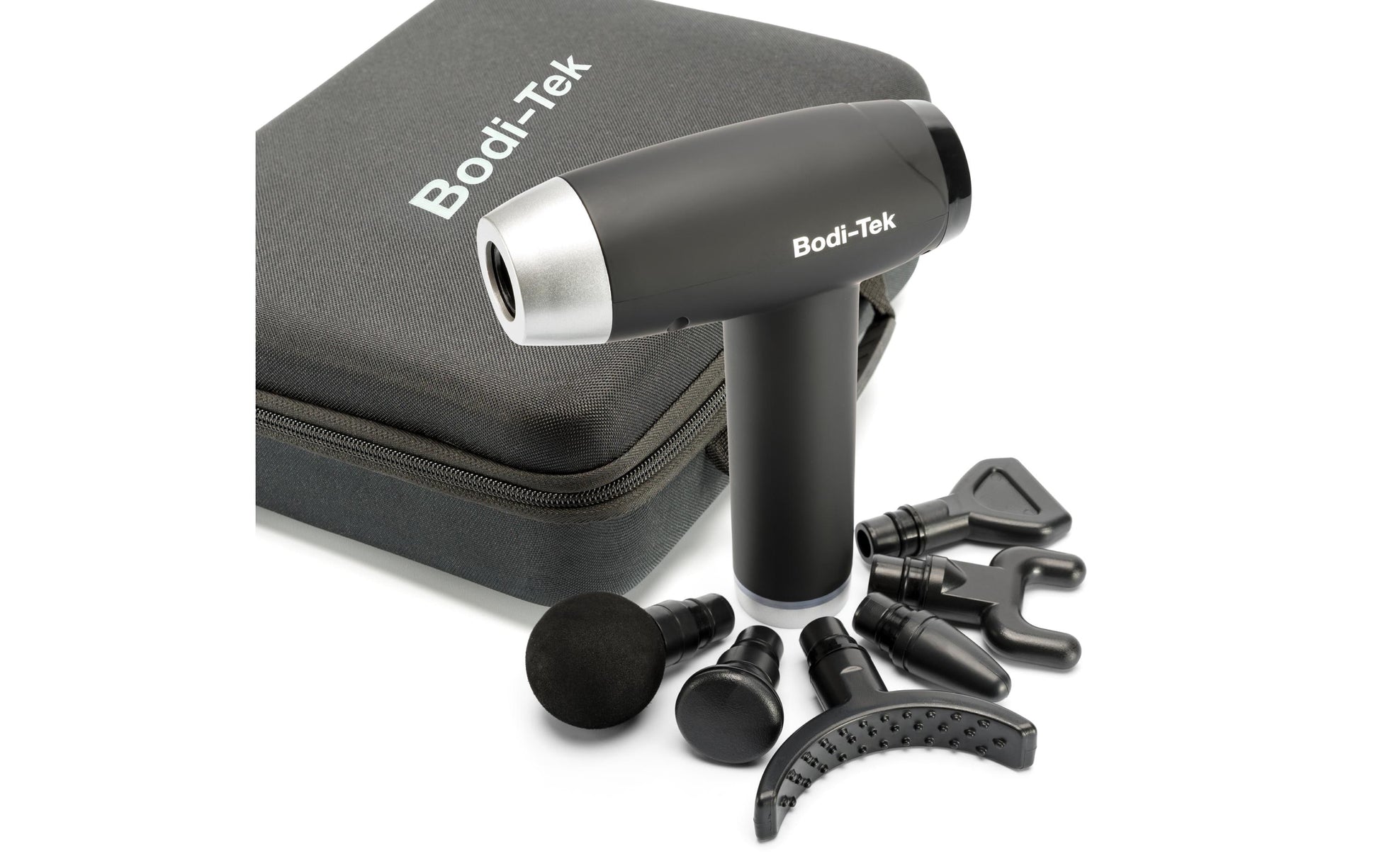 Bodi-Tek Massagepistole – 164 × 210 × 55 mm, 730 g, Perkussionsmassage, Akkubetrieb, 20 Programme, Display
