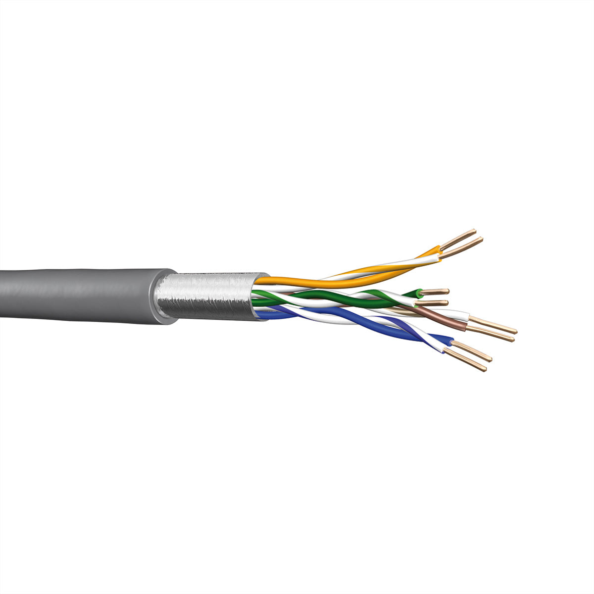 Draka holding Draka UC300 S24 – Installationskabel Cat5e F/UTP, 1000 m, FRNC, AWG 24, RAL 7032