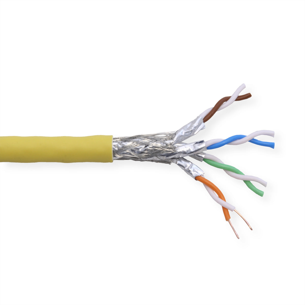 Draka holding Draka UC2000/UCFUTURE COMPACT22 – Installationskabel Cat8.1 S/FTP (PiMF), 500 m, AWG 22, Gelb, LSOH