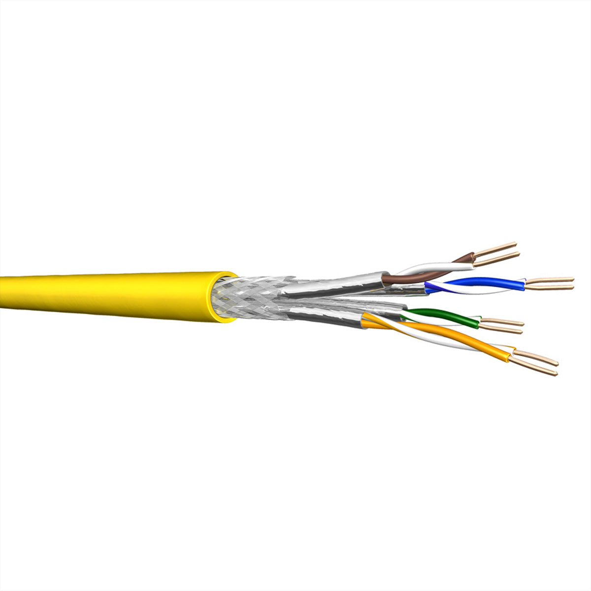 Draka holding Draka UC2000/UCFUTURE COMPACT22 – Installationskabel Cat8.1 S/FTP (PiMF), 500 m, AWG 22, Gelb, LSOH