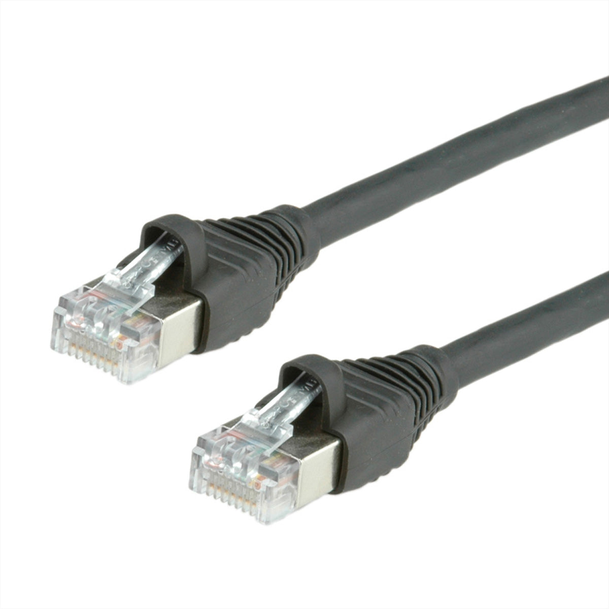 Dätwyler Cables Dätwyler CU 7702 flex Patchkabel – Cat6 S/FTP (PiMF), 60 m, schwarz, LSZH, RJ‑45