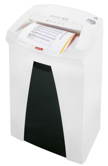 HSM Securio B22 – Aktenvernichter, DIN P-2, Streifenschnitt 3,9 mm, 13–15 Blatt, 33 l