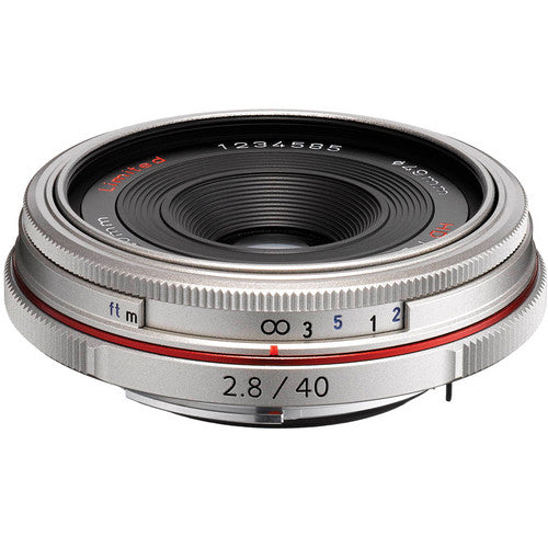 Pentax HD DA 40 mm f/2.8 Limited Objektiv für Pentax K - Silber