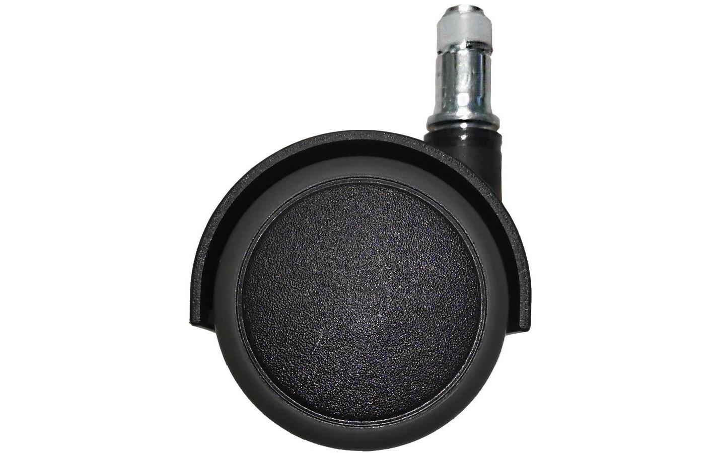 Giroflex Stuhlrollen-Set – Kunststoff – Schwarz, für weiche Böden, Ø 5 cm