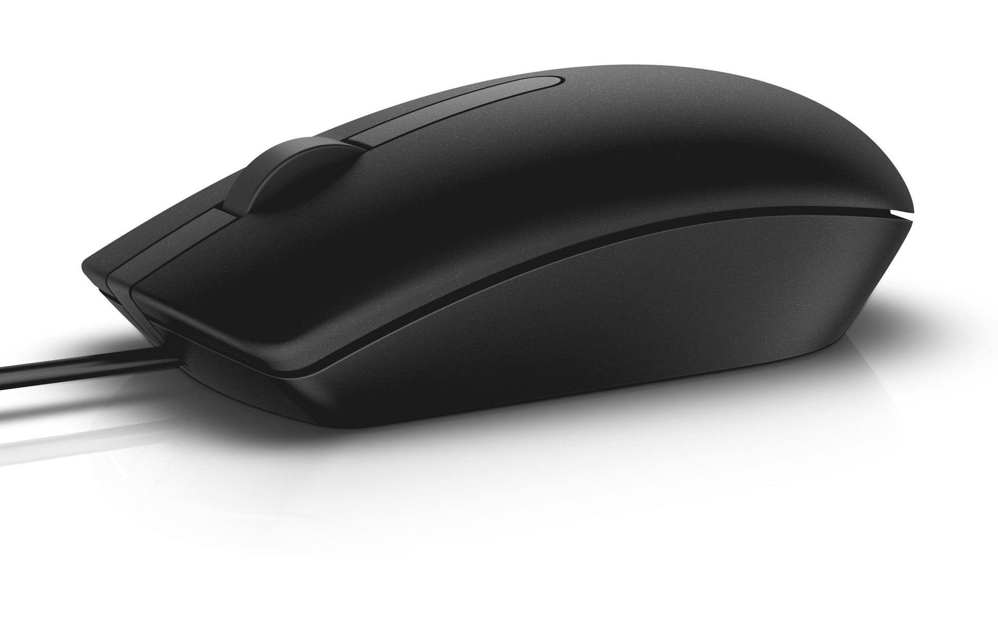 Dell MS116 – Maus – Kabelgebunden (USB‑A), 1000 DPI, beidhändig, Schwarz