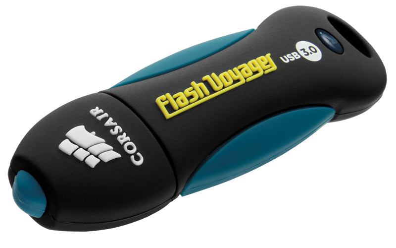 Corsair Voyager V2 USB-Stick 128 GB – USB-A USB 3.2 Gen 1, 190/60 MB/s, stoss- und wasserfest, mit Kappe
