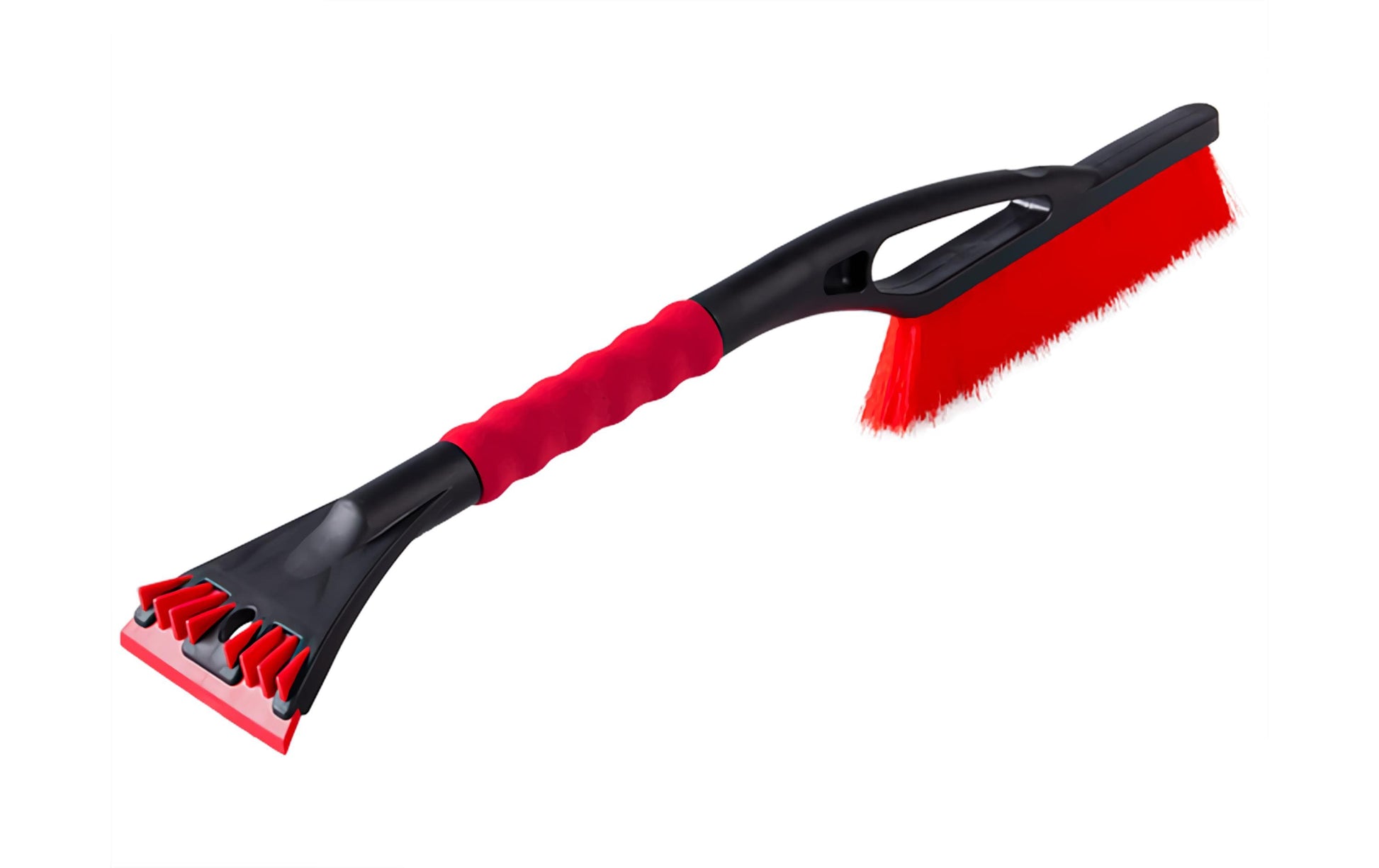 Edi clean Eiskratzer & Schneebesen – 56 cm – Schwarz/Rot