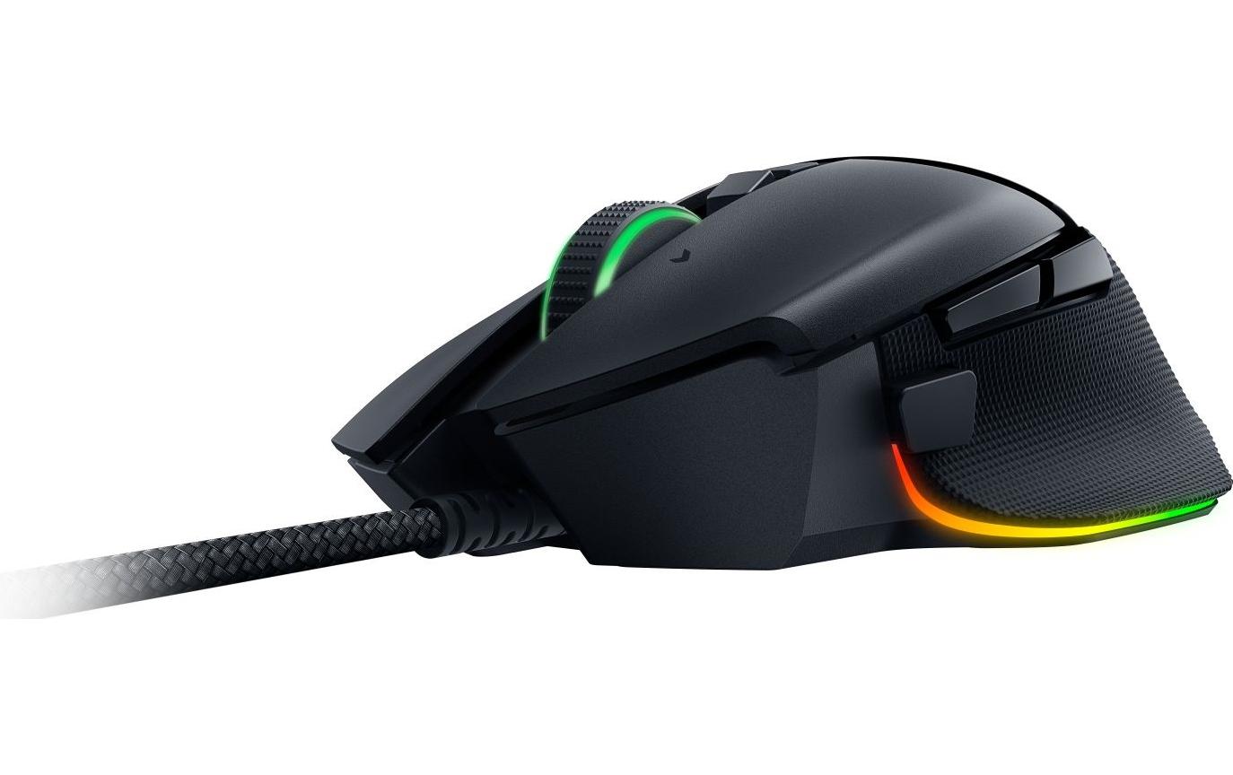 Razer Basilisk V3 – Gaming-Maus – Kabelgebunden (USB‑A), 26000 DPI, rechts, Schwarz