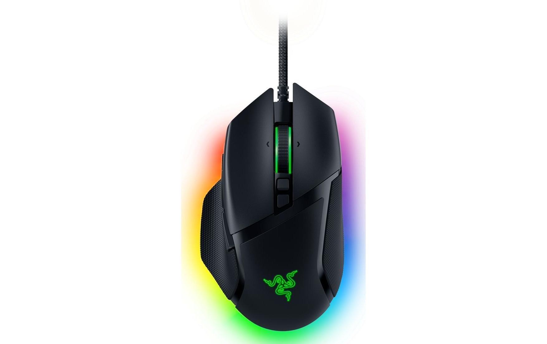Razer Basilisk V3 – Gaming-Maus – Kabelgebunden (USB‑A), 26000 DPI, rechts, Schwarz