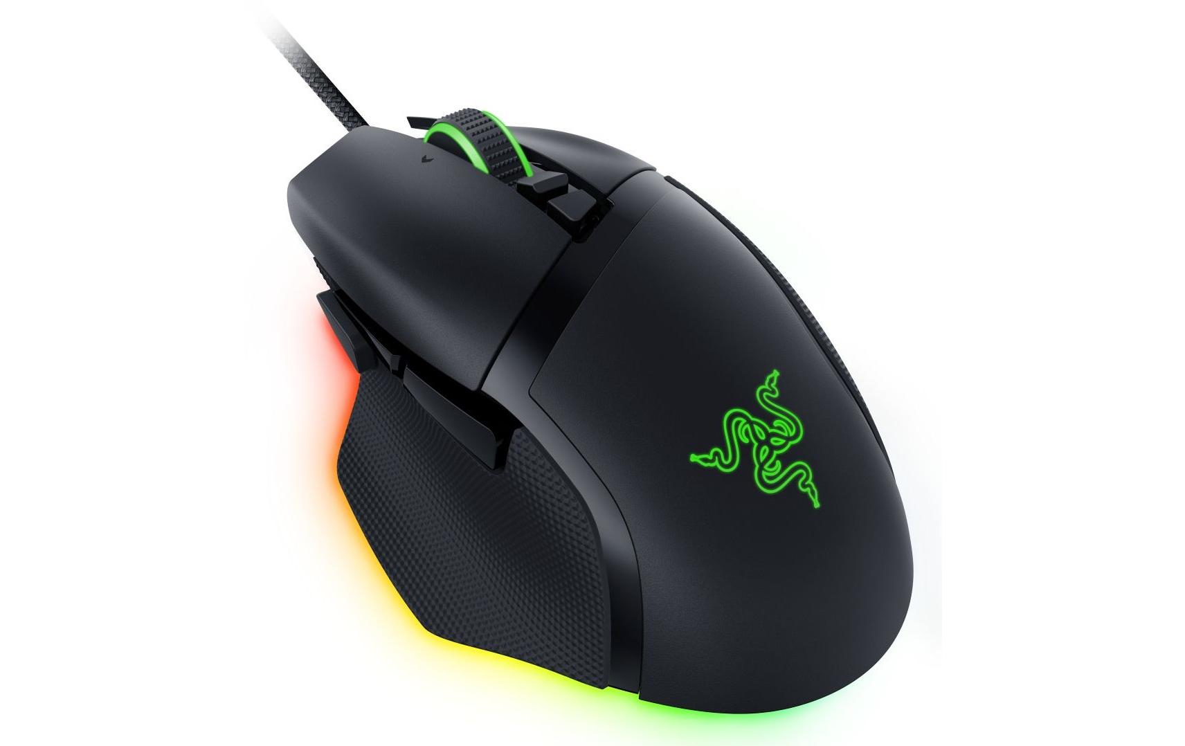 Razer Basilisk V3 – Gaming-Maus – Kabelgebunden (USB‑A), 26000 DPI, rechts, Schwarz