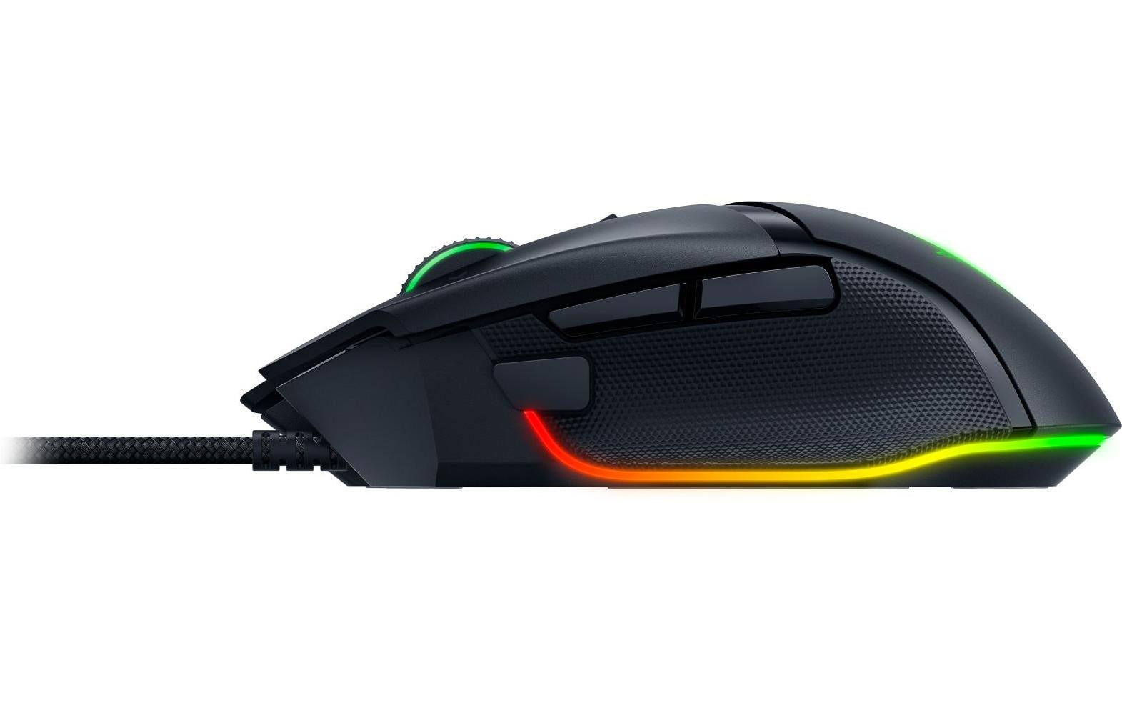 Razer Basilisk V3 – Gaming-Maus – Kabelgebunden (USB‑A), 26000 DPI, rechts, Schwarz